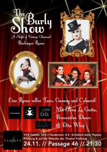 The Burly Show - A Night Of Vintage Glamour am 24 November in Freiburg