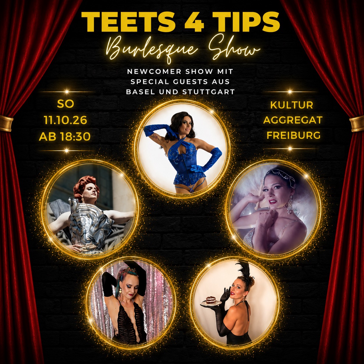Burlesque Show freiburg, drag show freiburg, show freiburg